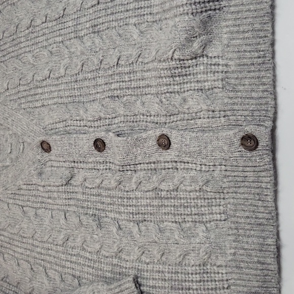 Jenni Kanye Slouchy Women's Cabled Cardigan Size Large - Picture 6 of 16